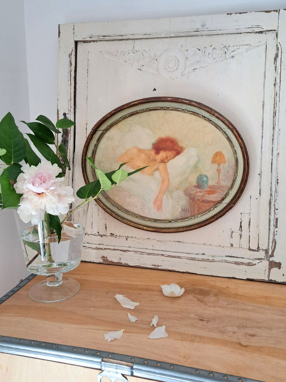 tableau femme endormie